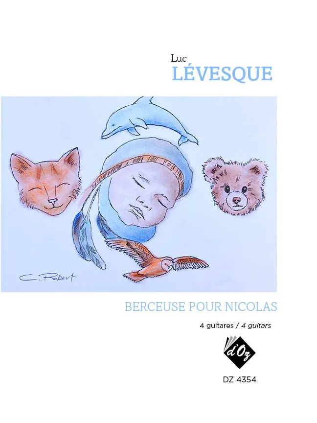 Levesque | Berceuse pour Nicolas for 4 guitars